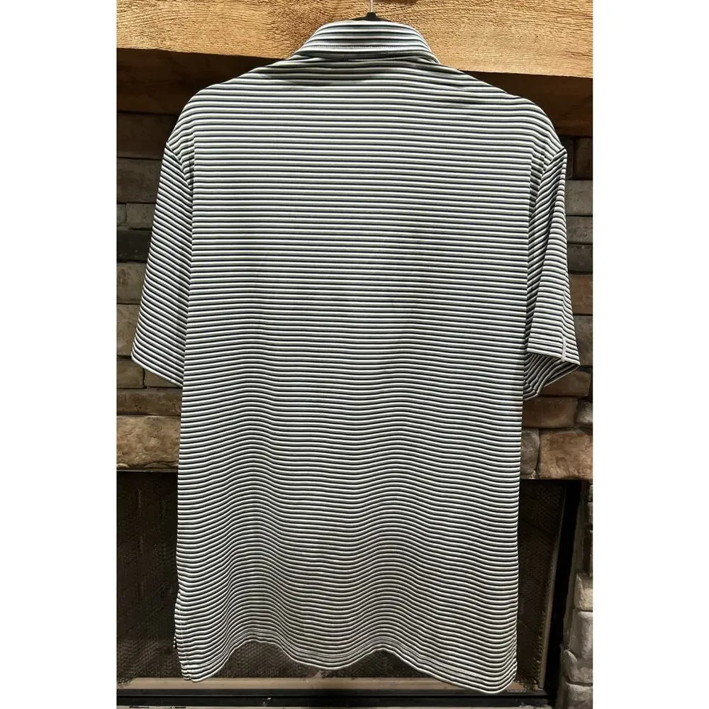 Men’s RLX Ralph Lauren STANWICH Golf Striped Polo Shirt Size M *A8